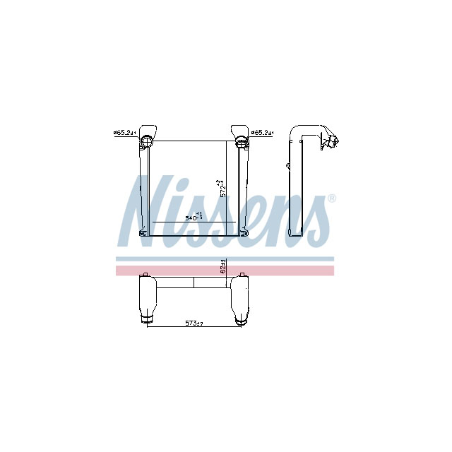 NISSENS INTERCOOLER TO SUIT MAN