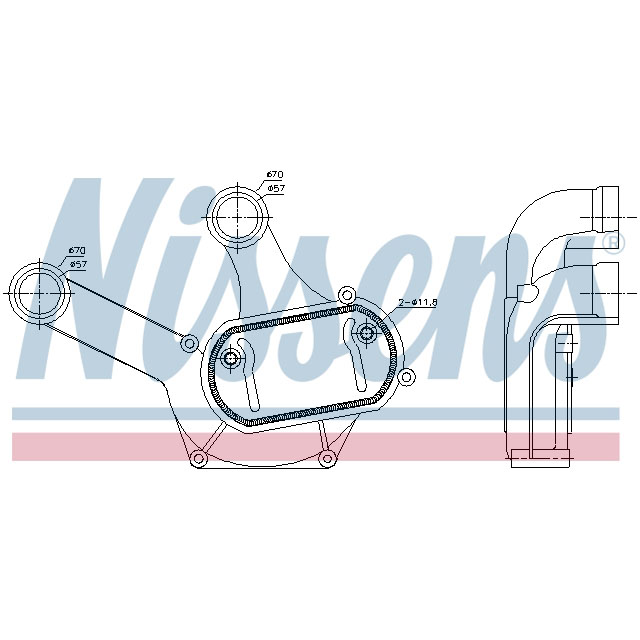 NISSENS INTERCOOLER TO SUIT MAN