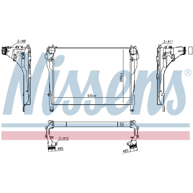 NISSENS INTERCOOLER TO SUIT MERCEDES