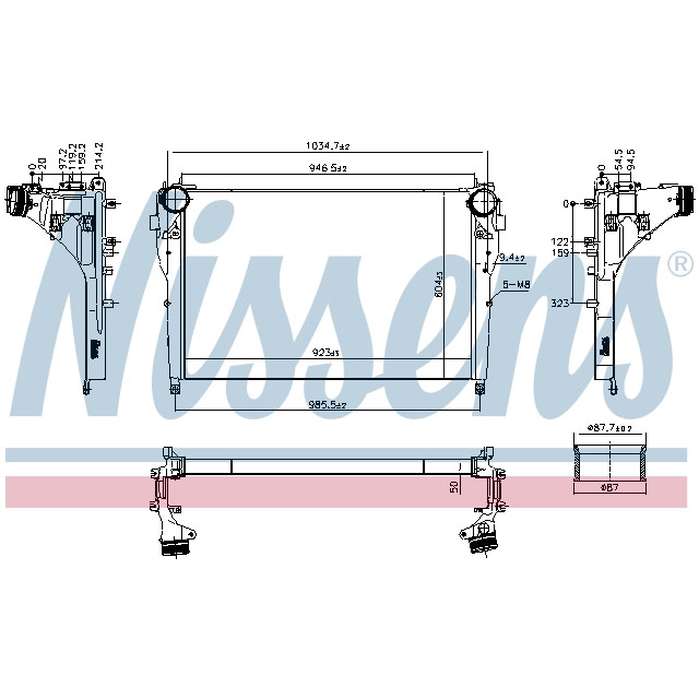 NISSENS INTERCOOLER TO SUIT MERCEDES