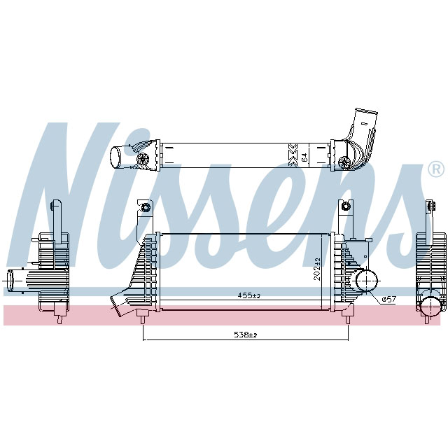 NISSENS INTERCOOLER TO SUIT LCV