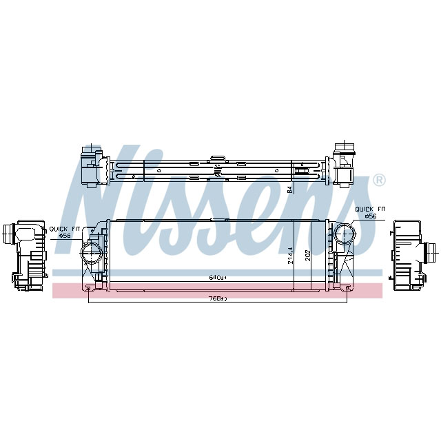NISSENS INTERCOOLER TO SUIT MERCEDES