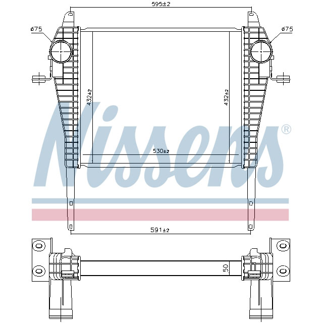 NISSENS INTERCOOLER TO SUIT IVECO