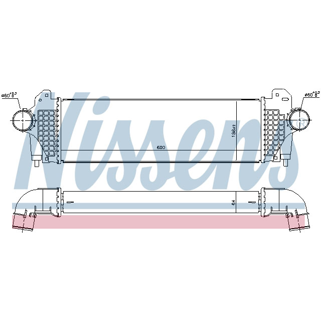 NISSENS INTERCOOLER TO SUIT IVECO