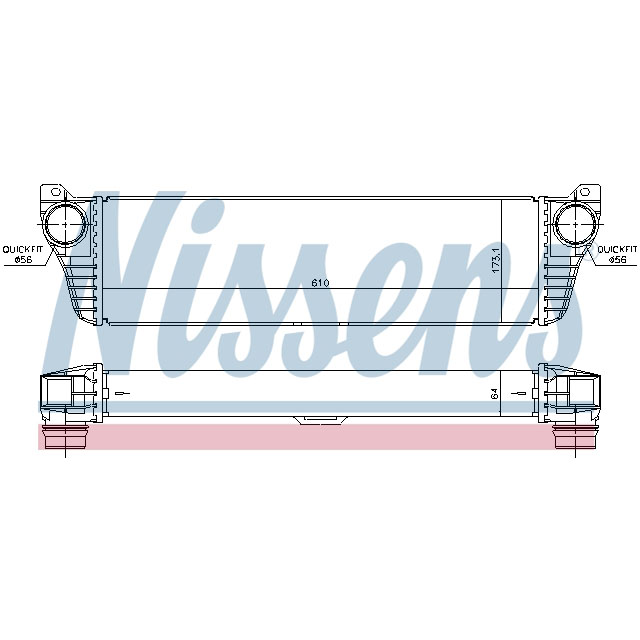 NISSENS INTERCOOLER TO SUIT MERCEDES