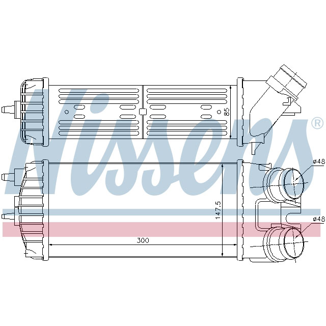 NISSENS INTERCOOLER TO SUIT LCV