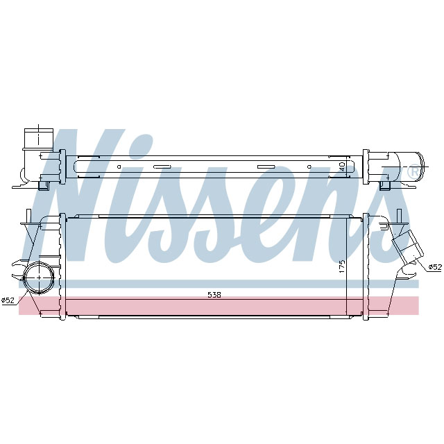 NISSENS INTERCOOLER TO SUIT LCV