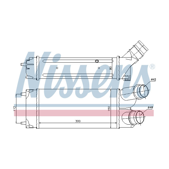 NISSENS INTERCOOLER TO SUIT LCV