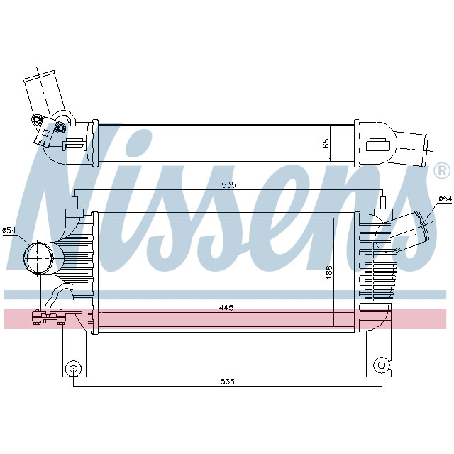 NISSENS INTERCOOLER TO SUIT LCV