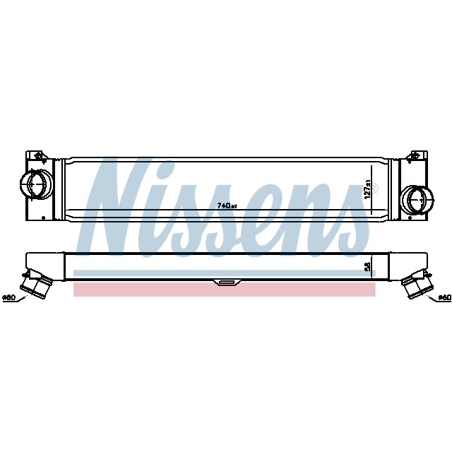 NISSENS INTERCOOLER TO SUIT LCV