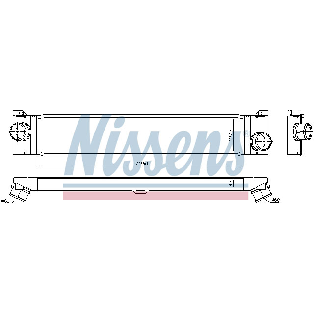 NISSENS INTERCOOLER TO SUIT LCV