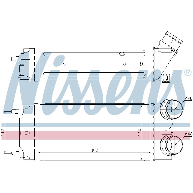 NISSENS INTERCOOLER TO SUIT LCV