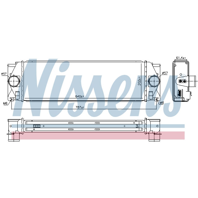 NISSENS INTERCOOLER TO SUIT LCV