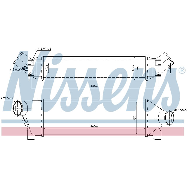 NISSENS INTERCOOLER TO SUIT LCV