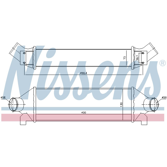 NISSENS INTERCOOLER TO SUIT LCV