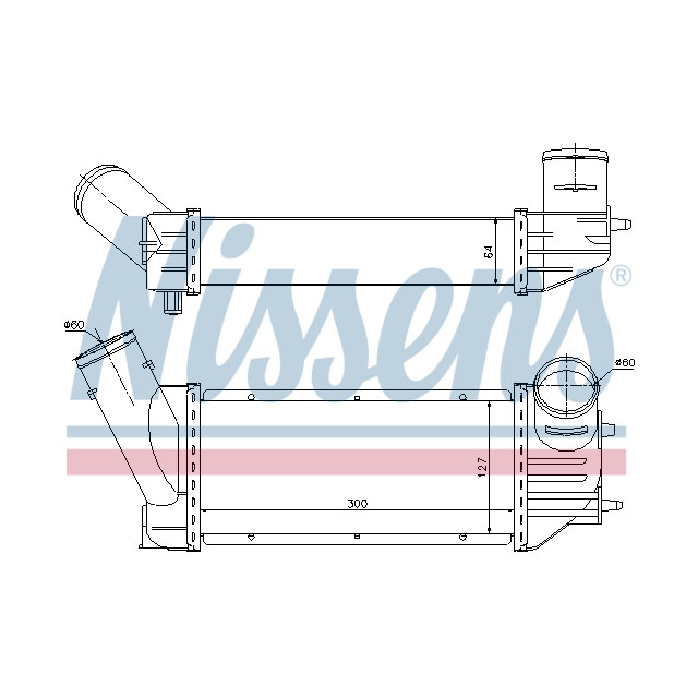 NISSENS INTERCOOLER TO SUIT LCV