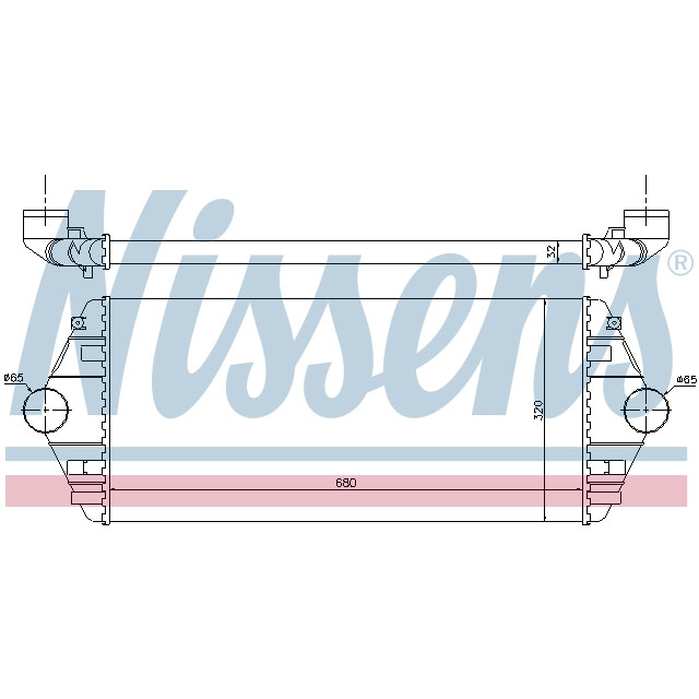 NISSENS INTERCOOLER TO SUIT LCV