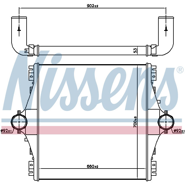 NISSENS INTERCOOLER TO SUIT IVECO
