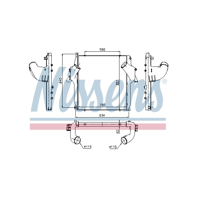 NISSENS INTERCOOLER TO SUIT MERCEDES
