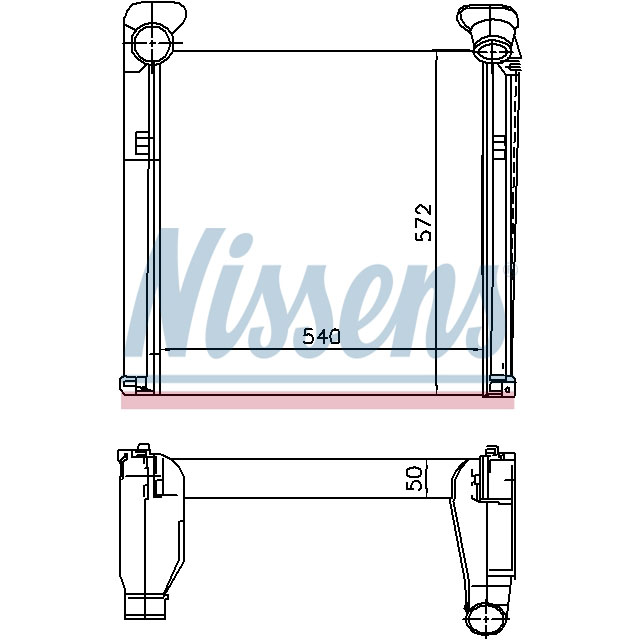 NISSENS INTERCOOLER TO SUIT MAN