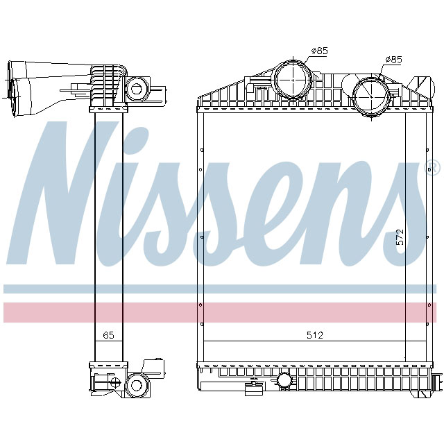 NISSENS INTERCOOLER TO SUIT MERCEDES