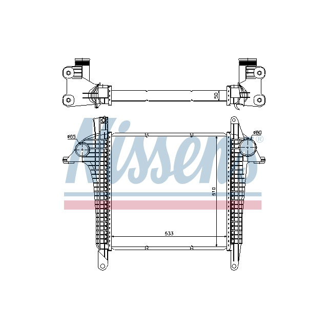 NISSENS INTERCOOLER TO SUIT MAN