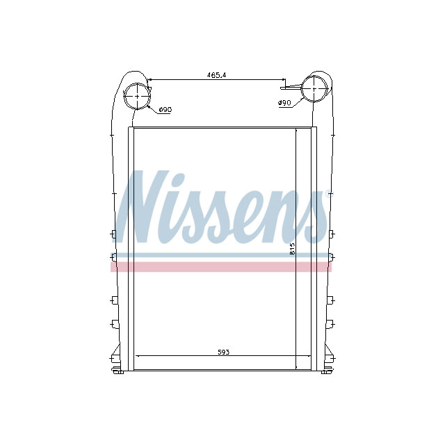 NISSENS INTERCOOLER TO SUIT RENAULT