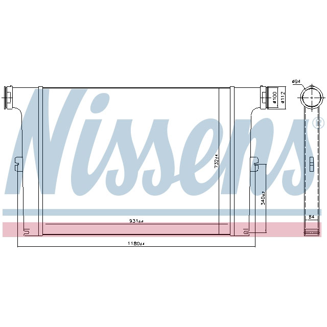 NISSENS INTERCOOLER TO SUIT MAN