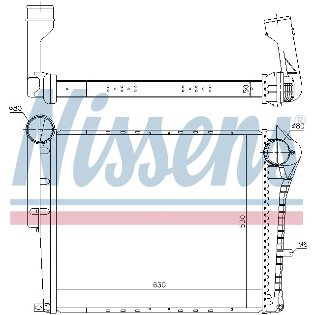 97073 NISSENS INTERCOOLER TO SUIT RENAULT
