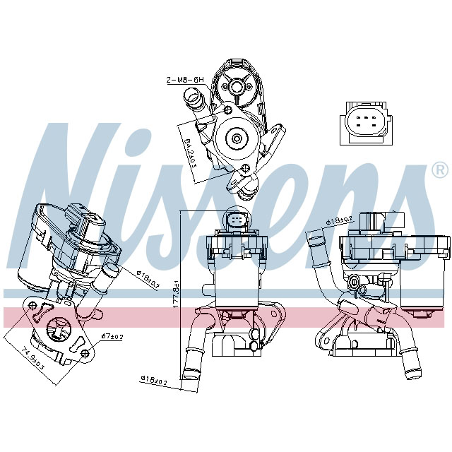 NISSENS EGR VALVE TO SUIT LCV