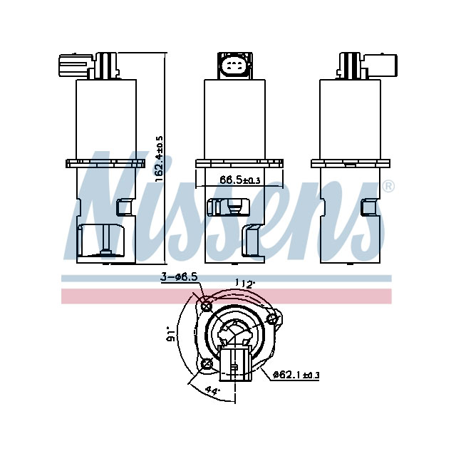 NISSENS EGR VALVE TO SUIT LCV