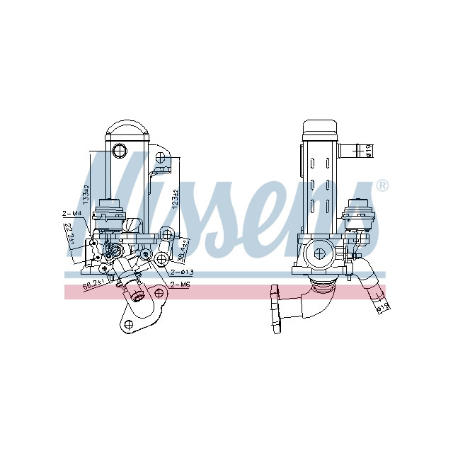 NISSENS EGR COOLER TO SUIT LCV
