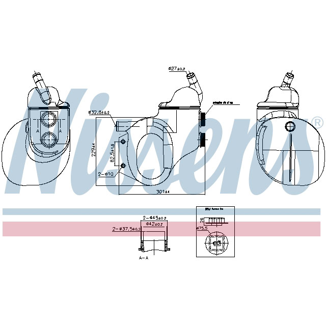 NISSENS EXPANSION TANK TO SUIT VOLVO
