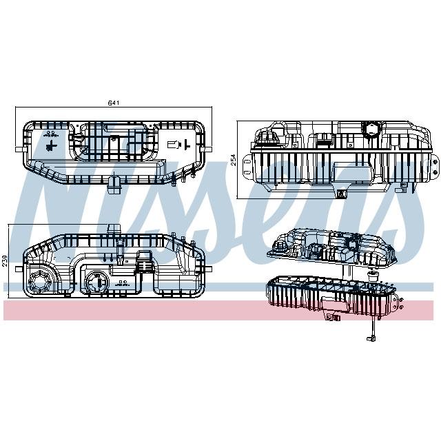 NISSENS EXPANSION TANK TO SUIT MERCEDES