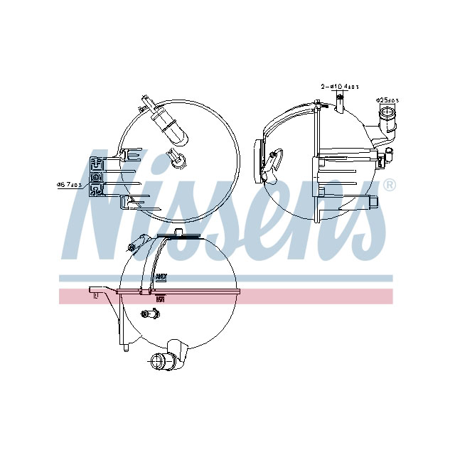NISSENS EXPANSION TANK TO SUIT LCV