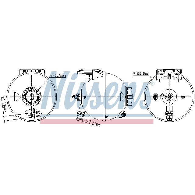 NISSENS EXPANSION TANK TO SUIT MERCEDES