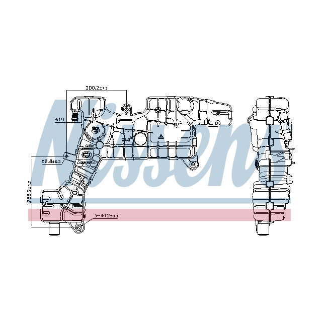 NISSENS EXPANSION TANK TO SUIT DAF
