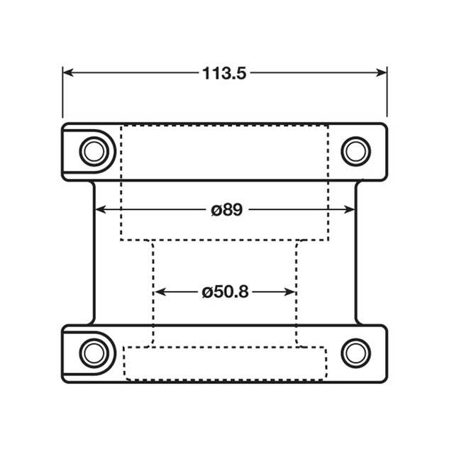 A0858 King Pin Adaptor 23.5" UCUK Truck, Trailer, Lorry, Van & LCV