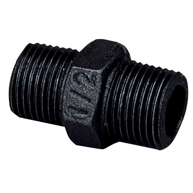 1/4" MALE HEX NIPPLE MALL IRON