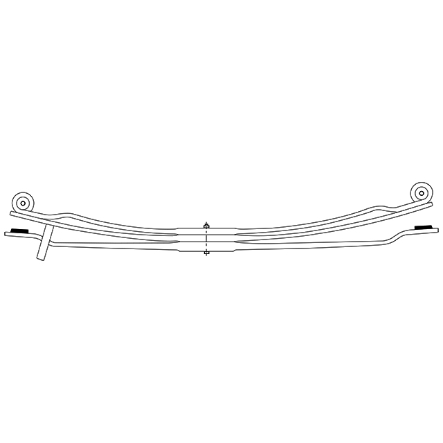 DFRS0015 REAR MULTI LEAF SPRING UCUK Truck, Trailer, Lorry, Van & LCV