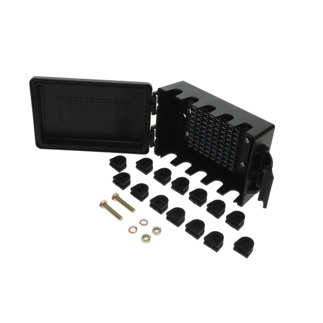 E05.00 10 Way Junction Box with Spade Terminal Block UCUK Truck, Trailer, Lorry, Van & LCV