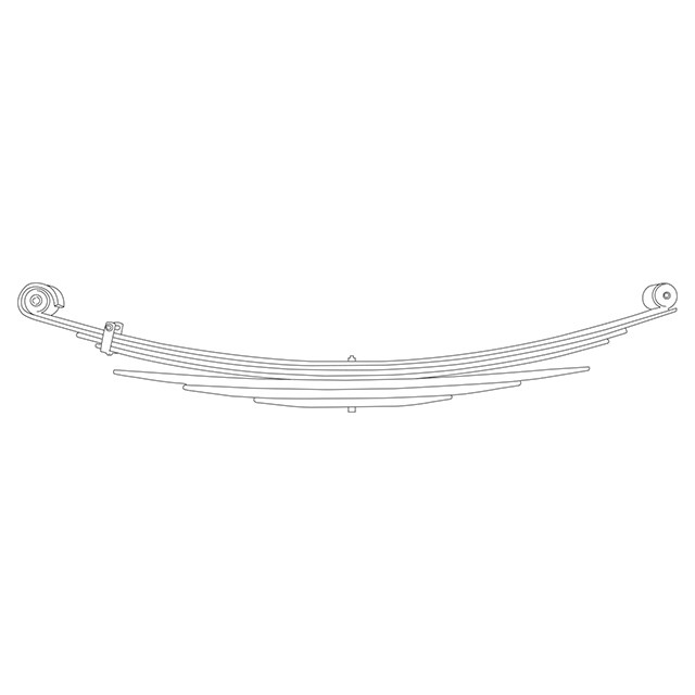 IVRS0007 REAR MULTI LEAF SPRING UCUK Truck, Trailer, Lorry, Van & LCV