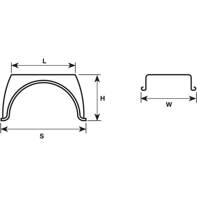Flat Top Mudwing - JX06F - Pair