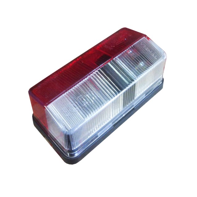 KLTF0858 MARKER LAMP RED/WHITE UCUK Truck, Trailer, Lorry, Van & LCV