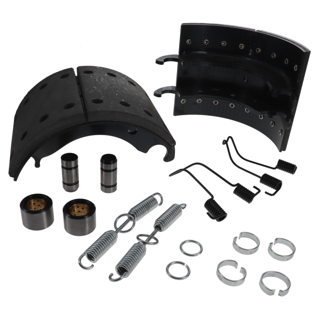 LBS0009 Lined Brake Shoe BC80 300X200 Wheel Set C/W Fitting Kit