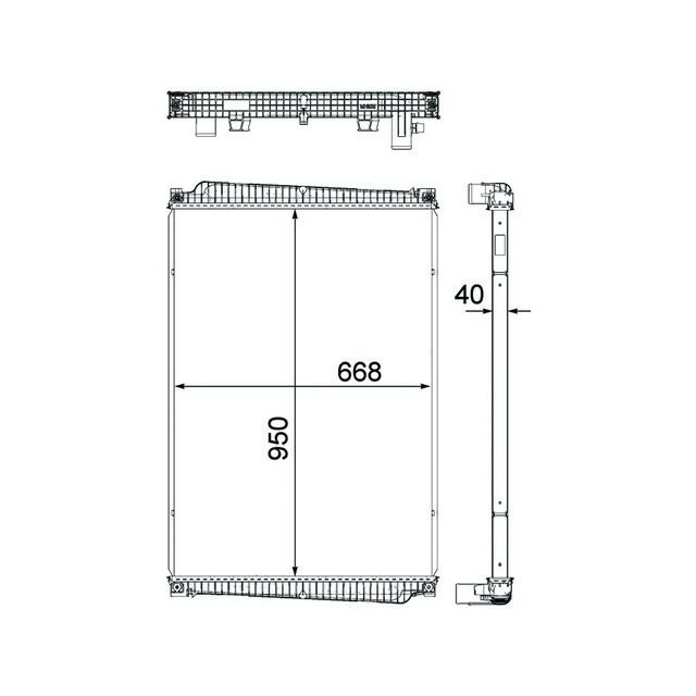 HELLA RADIATOR 8MK376755-391