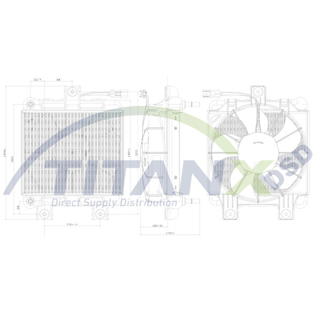 TITANX Oil Cooler to suit Iveco Daily