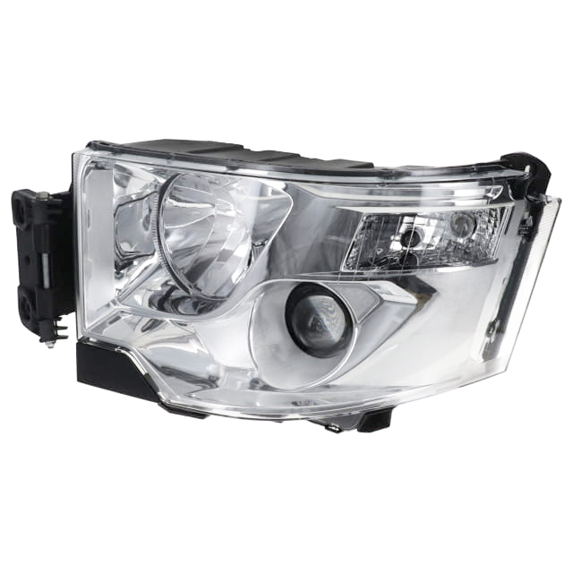 Chrome Headlamp LH - Halogen with BULB DRL to suit Renault T