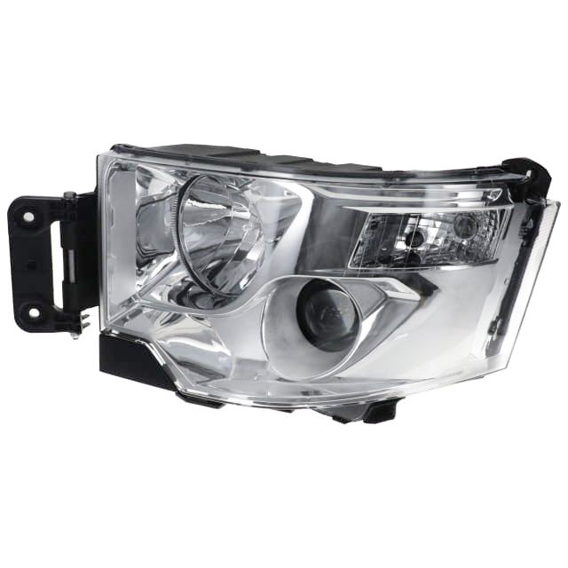 Chrome Headlamp LH - Halogen with BULB DRL to suit Renault T