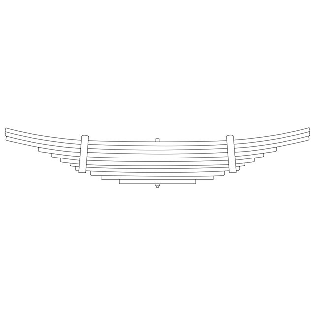 SCRS0004 REAR MULTI LEAF SPRING UCUK Truck, Trailer, Lorry, Van & LCV